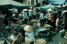The Vung Tàu market
