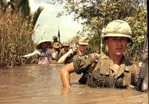 Soldats américains dans le delta du Mékong