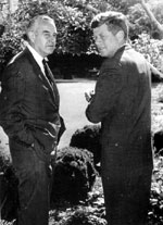 William Averell Harriman & le Président John Fitzgerald Kennedy