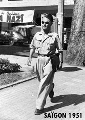 Soldat français Rue Catinat Saïgon 1951