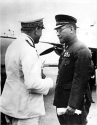 Major-Général Raishir Sumita et l'Amiral Decoux Hanoï 1941
