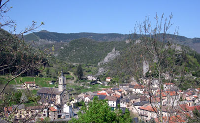Le village de Brusque Aveyron