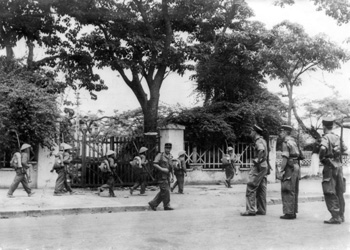 Gendarmes français Haïphong 18 mai 1955