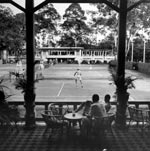 Le court de tennis du Cercle Sportif de Saïgon