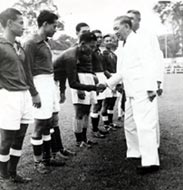 Match de football au Cercle sportif 1949
