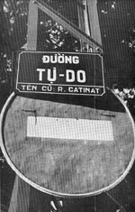 duong Tu-Do ex rue catinat Saïgon septembre 1955