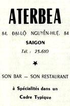 Publicié Restaurant Aterbea Saigon