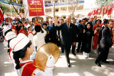 Jacques Chirac Hanoi 1997